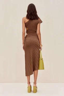 LURENZ KNIT DRESS - AFFOGATO