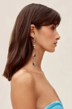 MALAYA EARRING - Shiny Silver