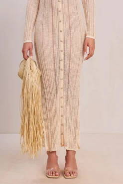 MARIELLA KNIT DRESS - BEACH