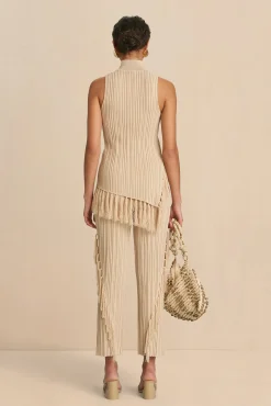 MAUDE KNIT PANT - ECRU