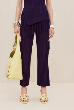 MAUDE KNIT PANT - EVENING BLUE