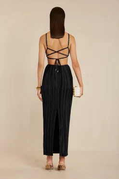 MITRA GOWN - BLACK