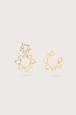 MORGAN EARRING - SHINY BRASS