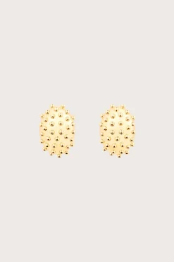 NAJIA EARRING - SHINY BRASS