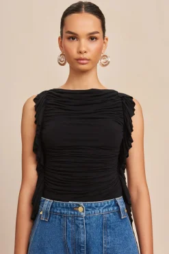 NAKIA TOP - BLACK