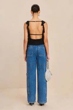NAKIA TOP - BLACK
