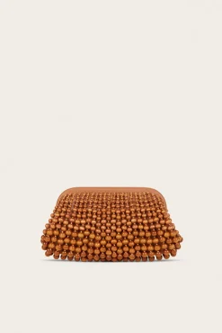 NIA CLUTCH - CHESTNUT