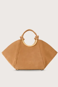 NILA TOTE BAG - CAMEL
