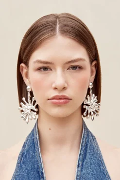 ODEYA EARRING - ANTIQUE SILVER