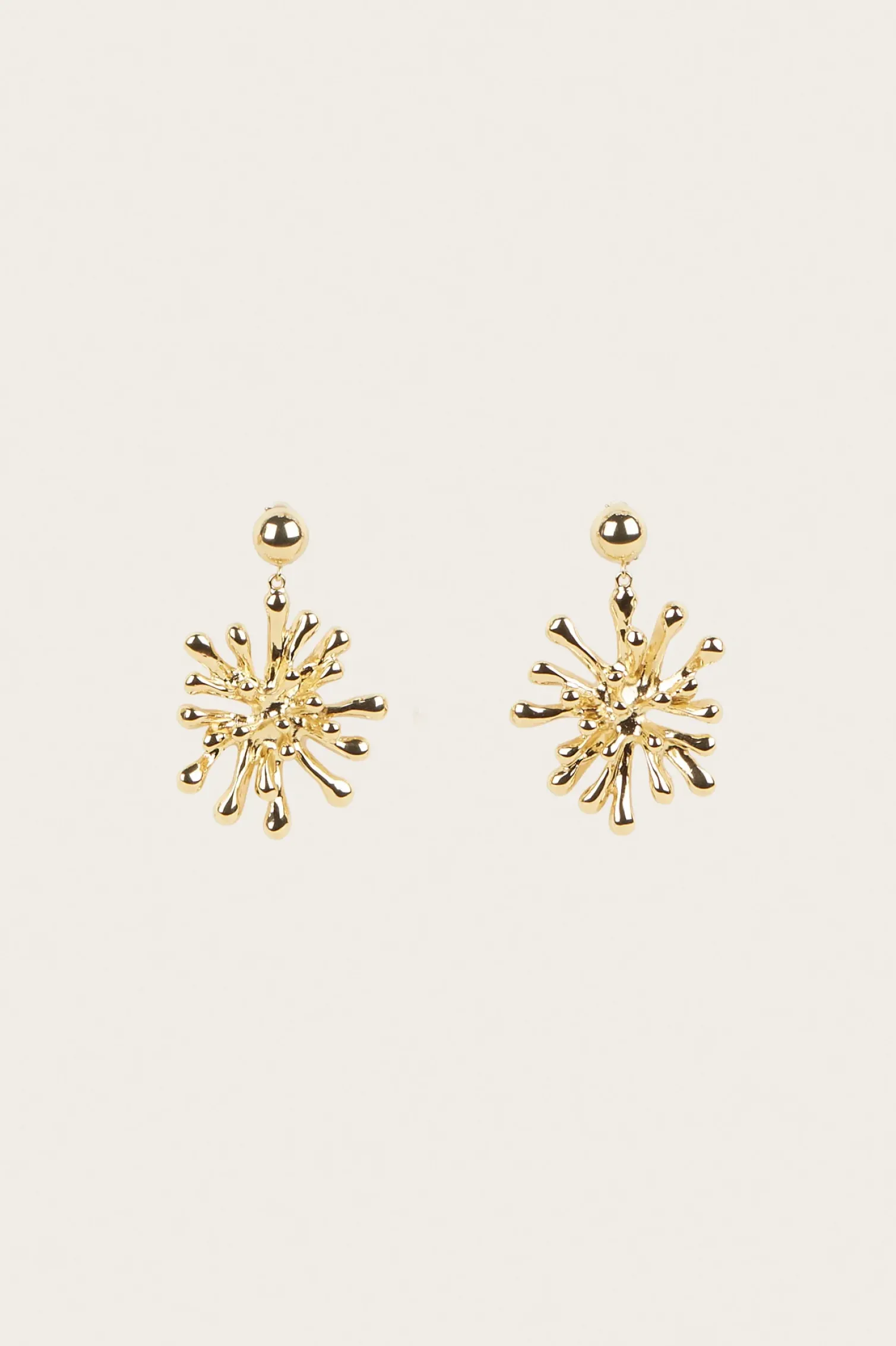 ODEYA EARRING - SHINY BRASS