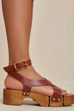 PEPPA CLOG - MAHOGANY