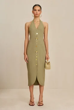 POE DRESS - TEA
