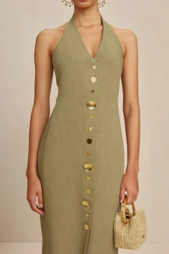 POE DRESS - TEA