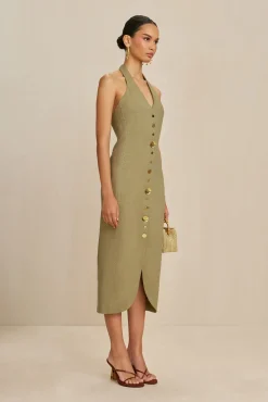 POE DRESS - TEA