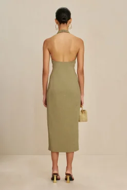 POE DRESS - TEA