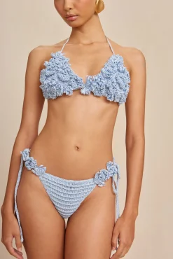POLA CROCHET BIKINI BOTTOM - MARINE