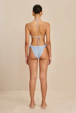 POLA CROCHET BIKINI TOP - MARINE