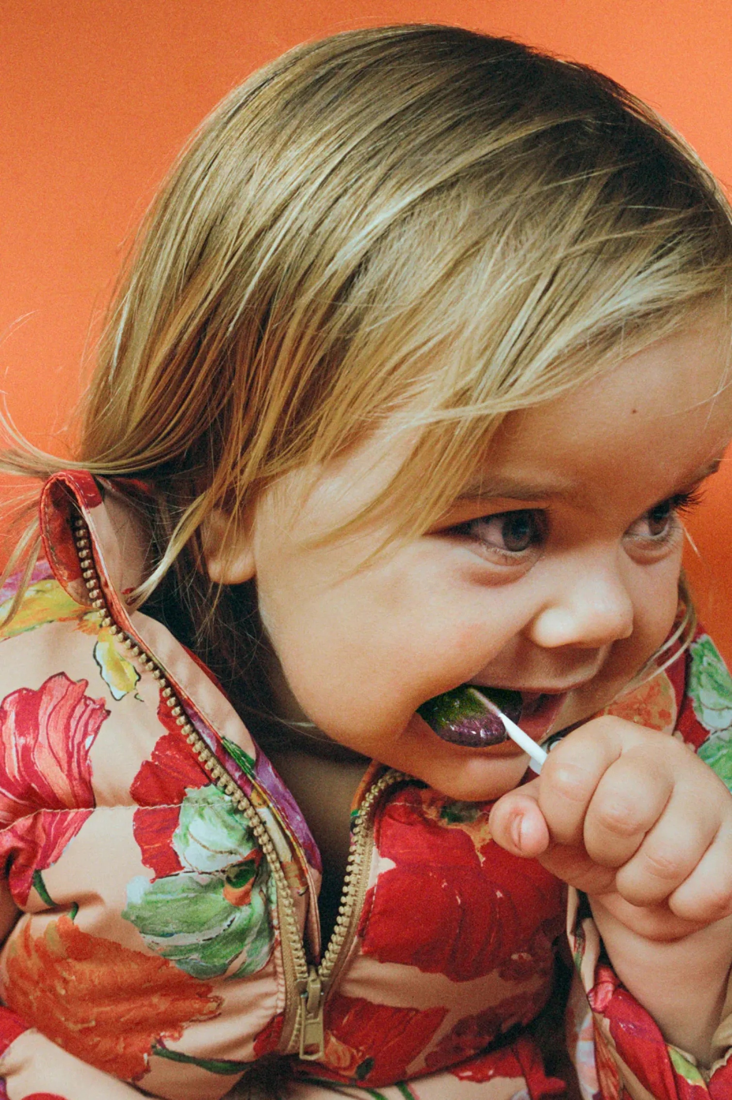 POLINA BABY PUFFER - PAINTED FLORAL