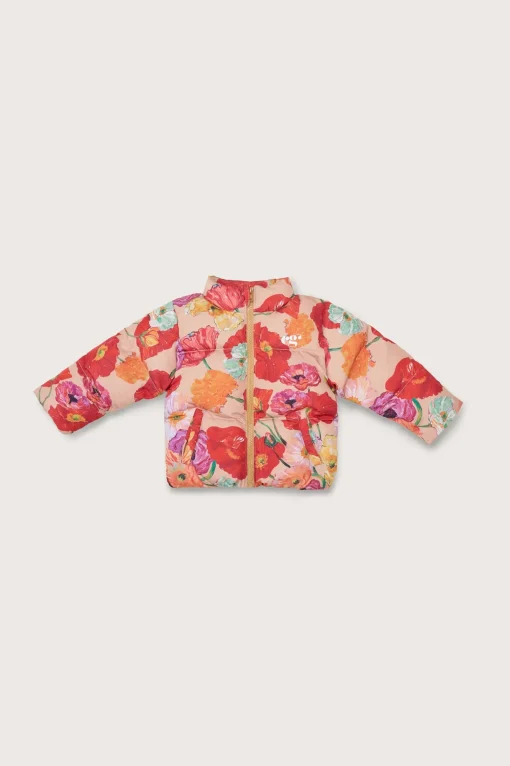 POLINA KIDS PUFFER - PAINTED FLORAL