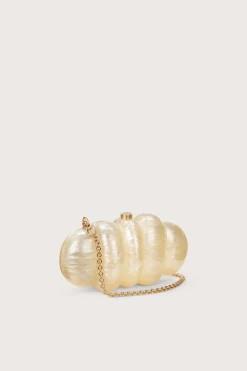 PUFFER CLUTCH - IVORY