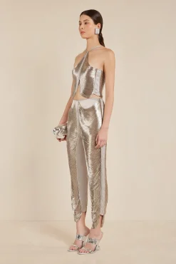 QUELLA TOP - SILVER