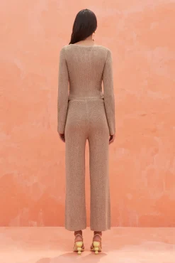 RAMSEY KNIT TOP - CHAMPAGNE