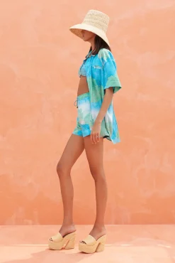 RAYN TOP - LANDSCAPE PRINT