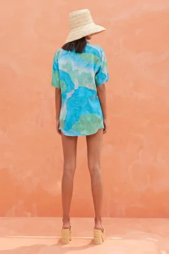 RAYN TOP - LANDSCAPE PRINT