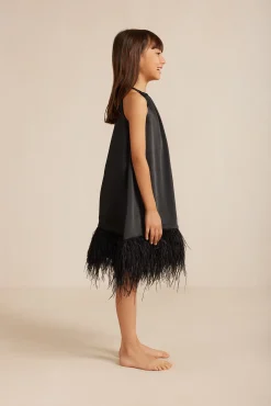REEVES KIDS DRESS - BLACK