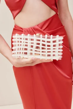 RINA CLUTCH - IVORY