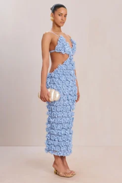 ROMANA CROCHET DRESS - MARINE