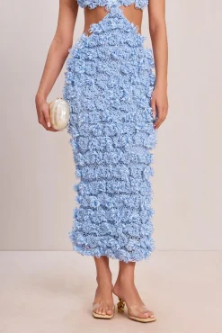 ROMANA CROCHET DRESS - MARINE
