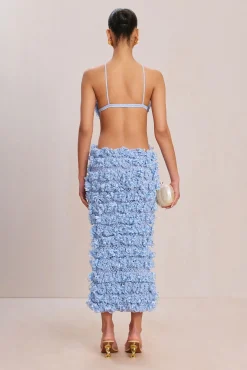 ROMANA CROCHET DRESS - MARINE