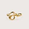 RUE HAND CUFF - SHINY BRASS
