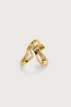 RUE HAND CUFF - SHINY BRASS