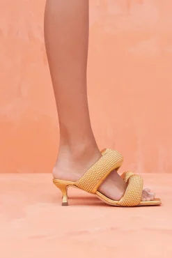 RUE SANDAL - SHINY BRASS
