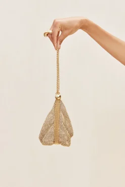 RUE WRISTLET BAG - SAND DOLLAR
