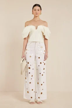 SAMANTHA TOP - OFF WHITE