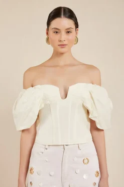 SAMANTHA TOP - OFF WHITE