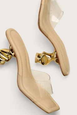 SCRUNCH SANDAL - NATURAL