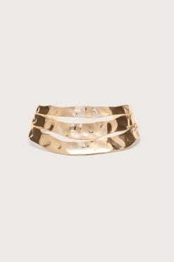 SELENA CHOKER - SHINY BRASS