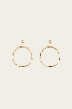 SERENA EARRING - BRUSHED BRASS