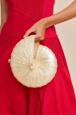 SIRENA CLUTCH - IVORY