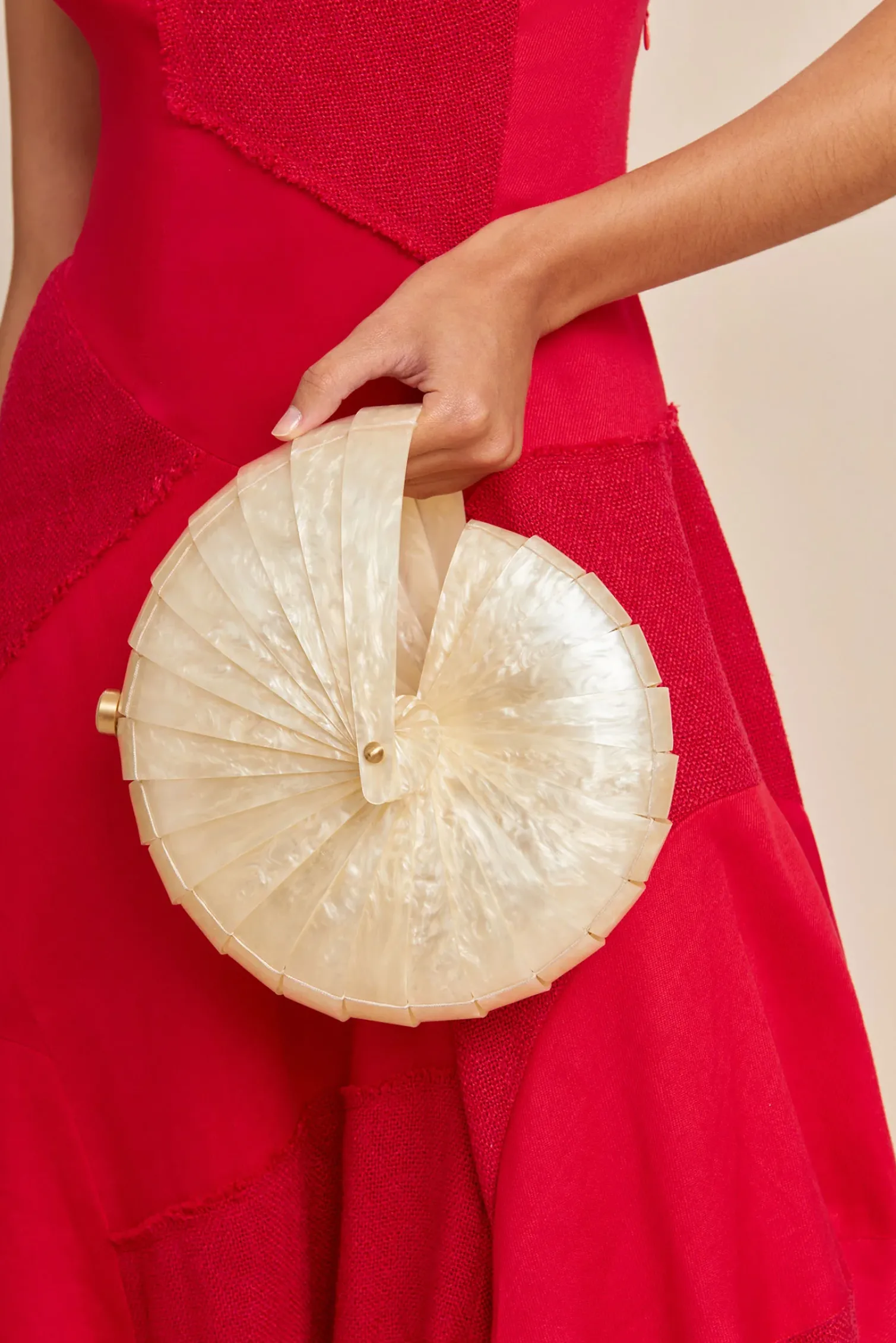SIRENA CLUTCH - IVORY