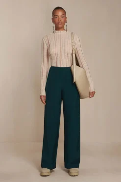 SKIVY KNIT TOP - MUSHROOM
