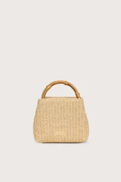SOLENE MINI CROSSBODY BAG - NATURAL