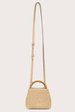 SOLENE MINI CROSSBODY BAG - NATURAL