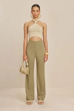SORINE KNIT TOP - BEACH