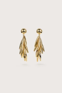 SUNELLA EARRING - SHINY BRASS