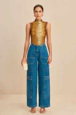 TARAJI TOP - BRONZE
